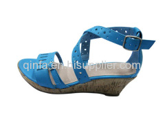 open toe wedge sandal