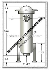 Single Plastic Bag Filter Housings