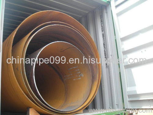 AWWA C200 ASTM A252 spiral steel pipe SAWH PIPE