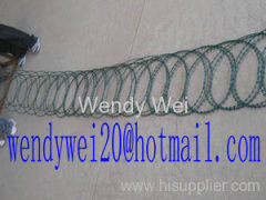 Razor wire flat wrap