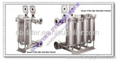 Parallel Stainless Steel Bag Filter Housings