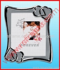 promotional gifts silver plated plastic photo frame