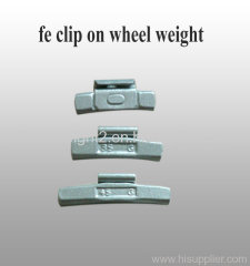 fe clip on wheel weight