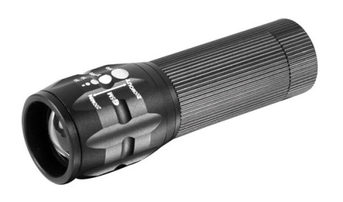 1 watt Aluminium telescopic LED flashlight