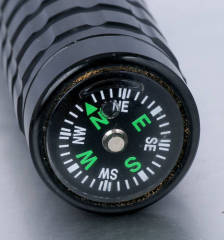 1 watt Aluminium LED flashlight With compass