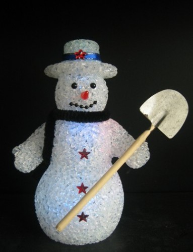 Christmas snowman led night light