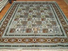persian silk on cotton carpet,persian carpet
