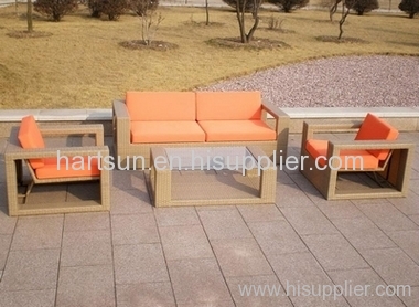 Outdoor PE rattan promotion sofa set