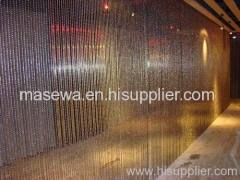 Metal bead ball curtain