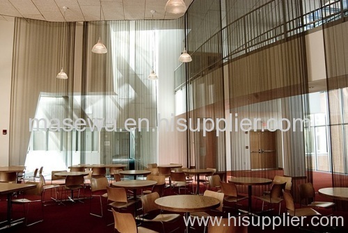 Lobby mesh dividers