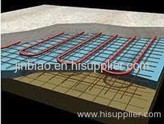 welded floor heating panel