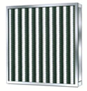 Chemical carbon pleated air filter