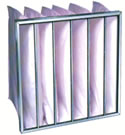 Medium efficiency combined air filter