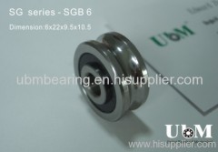 SG series bearing with U groove