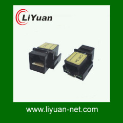 Un-shielded RJ45 cat 5e keystone jack