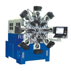 1.2-4.0mm Camless CNC multi-axes rotary wire spring former machine