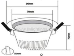 LED SMD /COB Downlight