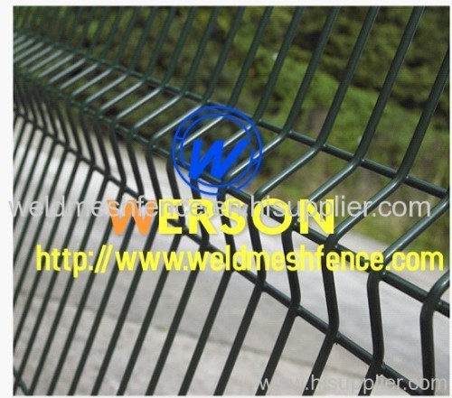 Welded Mesh Panel Fencing From Werson Security Fencing System