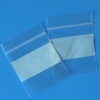 ldpe ziplock bag with white block