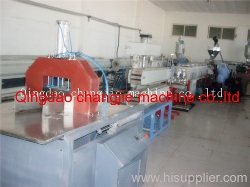 pvc plastic pipe machine