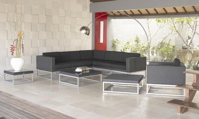Patio stainless steel rattan furniture