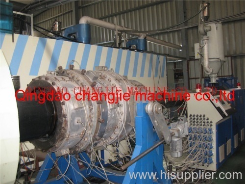 PE pipe making line