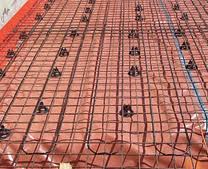 welded floor warming mesh