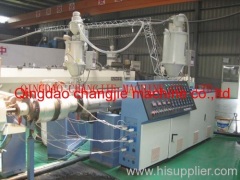 PE pipe making line