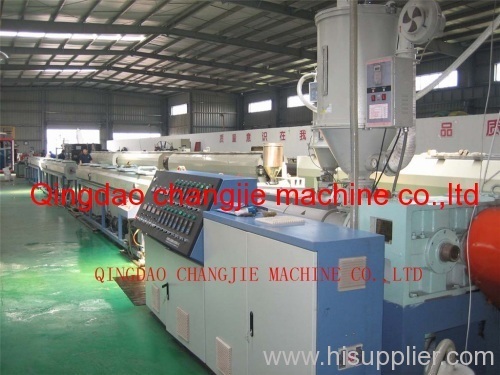 PE pipe making line