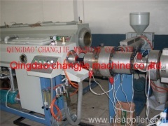 PE pipe extruding machine