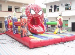 NEW! spiderman moon bounce