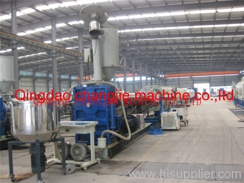 PE pipe plastic machine