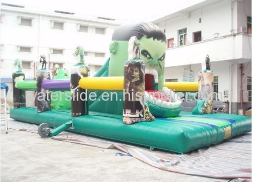 crazy inflatable castle