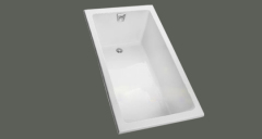 enameled steel bathtub