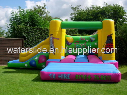 Party time inflatable bouncing castles
