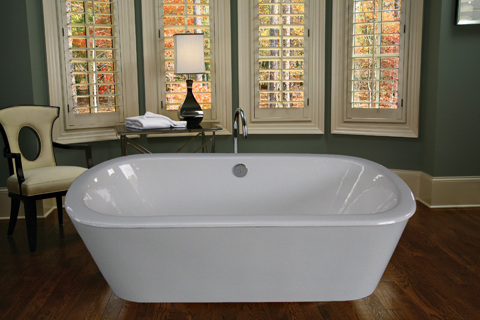 67'' inch cast iron bathtub