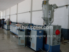 Wood plastic profile machine