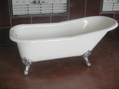 66'' inch cast iron bathtub