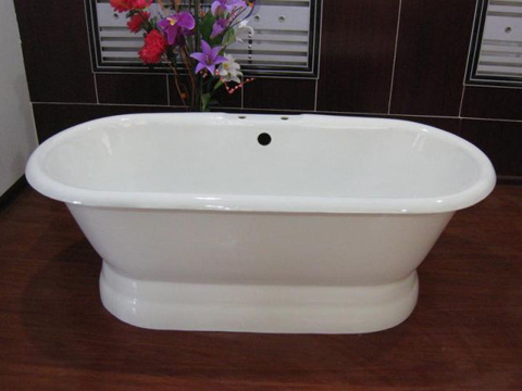 American standard cast iron bathtub
