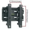 Universal tilting LCD wall mount