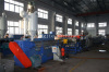 Hollowness grid board extrusion production line
