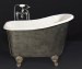 Large capacity cast iron bathtub