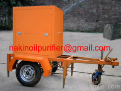 Mobile Transformer Oil Filter with Car Wheels