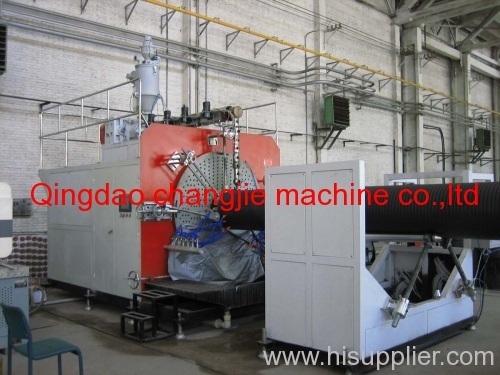 HDPE winding pipe production line
