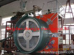 HDPE Large-diameter Hollowness Wall Winding Pipe Making Line