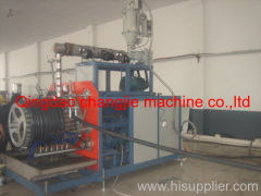 HDPE winding pipe extruder machine