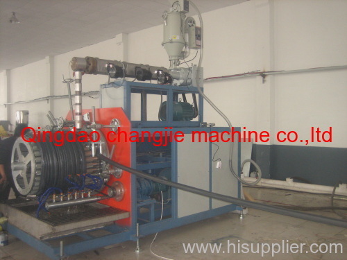 HDPE winding pipe extruder machine