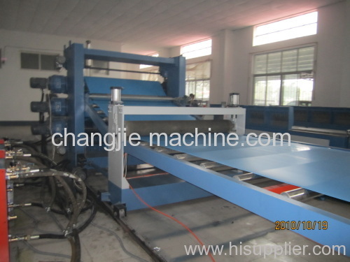 pvc sheet making extrusion line