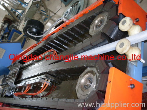 PE single wall corrugated pipe making equipment