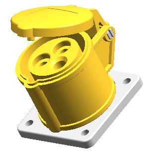 FS11341/FS31341 Panel mounted socket